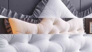 Headrest cushion princess style bed crown soft cushion headrest backrest cushion mesh red new tatami soft bag