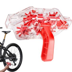 Transparent Bike Chain Scrubber Full Surround Design Universal Chain Wash Tool