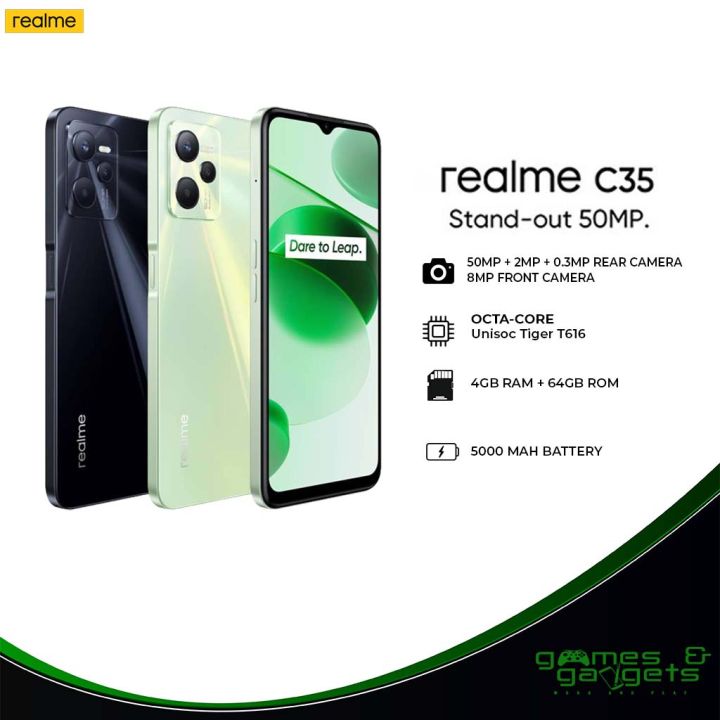 Realme C35 4Gb+64Gb | 4Gb+128Gb | Lazada PH
