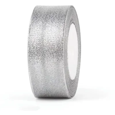 [22M] 2CM Chrome Shining Glitter Ribbon Riben Reben Ribben Satin Organza Gift Flower Bouquet Decoration Birthday Hadiah