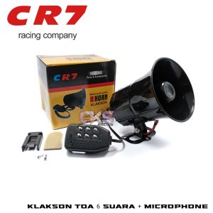 Klakson TOA 6 Suara Microphone 12V untuk Kendaraan