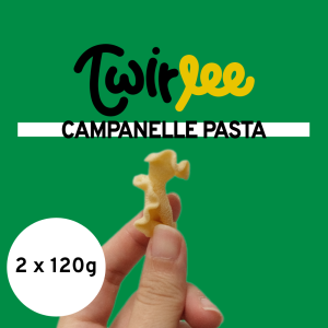Twirlee Fresh Pasta Mafalde/Campanelle (Freshly made with flour from Italy) 2x120g