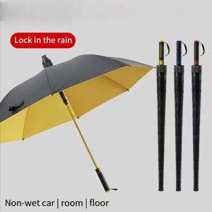 Umbrella Full Fibre Anti-Wind Umbrella Sunny Umbrella Long Golf Umbrella for Golf Camping Hiking Backpacking