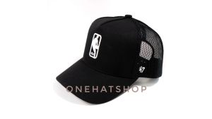 Nón bóng rổ fom vuông trucker Aframe logo NB.A - nón lưới thoáng mát chất lượng cao - onehatshop