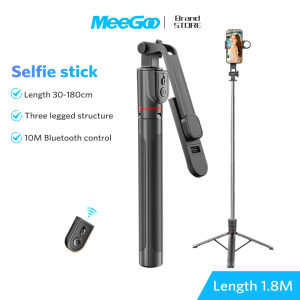 MeeGoo Wireless Bluetooth Selfie Stick 1.8M Tripod Stand with Bluetooth Remote Anti-shake Mobile Phone Stand 自拍杆