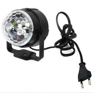 Angelila LED Disco Ball Light Christmas Party Decorations Lights 8W LED Mini Sound Activated DJ Dance Stage Light Colourful RGB Strobe Lamp for Home Room Dance Karaoke Xmas Happy Birthday Wedding Club Show