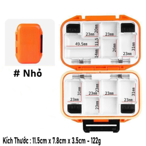 [Giá Shock] Hộp Đựng Phụ Kiện Hộp Đựng Đồ Câu Cá Chống Vá Đập Chống Nước Loại Tốt