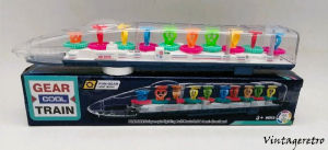 🚆MOVING FUN GEAR LIGHT MUSIC GEAR COOL TRAIN UNIQUE SPIN🚆 BFK52146