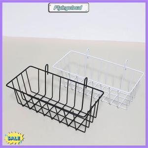 Follow Get New[FlyingC] Metal Decorative Storage Basket DIY Iron Grid Flower Pot Hanging Shelf Wall Art Mounted Frame Mesh Display Rack Home Decoration