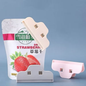 Klip penjepit bungkusan snack makanan plastik serbaguna seal sealing bag clips sealer kantong makanan jepitan segel kemasan K51