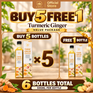 【BUY 5 FREE 1】Cardio Plus【DWell】Tumeric Ginger Super juice 500ml dwell