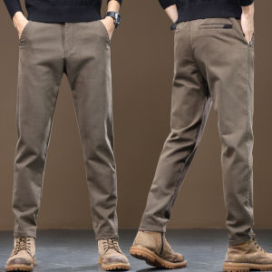 【SIZE 28-38】Seluar Slack Slim Fit Lelaki Slimfit Plus Size Formal Pants For Men Brushed Fashion Versatile Office Long Pants Men Seluar Panjang Lelaki SXC305