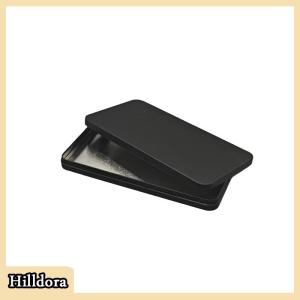 [Hilldora] Paper Money Holder Tinplate Currency Tray Small Metal Cash Storage Box Convenient Money Protector Case Organization