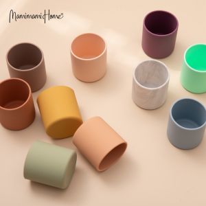 Mamimami Home Baby Silicone Water Cup 1pc BPA Free Anti-fall/breaking Toddler Self-Drinking Water Training