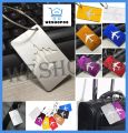 WESHOP88 1pcs Aluminum Alloy Waterproof Luggage Tag Travel Suitcase Bag Name Address Label Travel Accessories. 