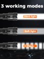 Super Bright Rechargeable LED Flashlight Waterproof Zoom Portable Strong Light for Outdoor&Home Use. 