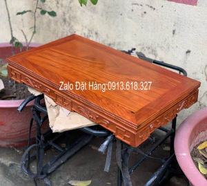 Bàn osin trường kỷ cao 8cm chiện cực đẹp gỗ hương