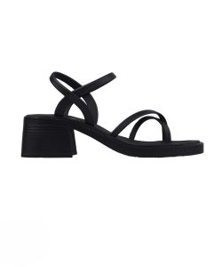 Sandal High Heels Wanita Kondangan Camou Eve Sable Elegan Korea Style Hak 5cm Tali Karet