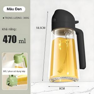 [HCM]Bình Đựng Dầu Ăn Thích Hợp Cho Nhiều Loại Chất Lỏng Thiết Kế Chống Tràn-Joyee