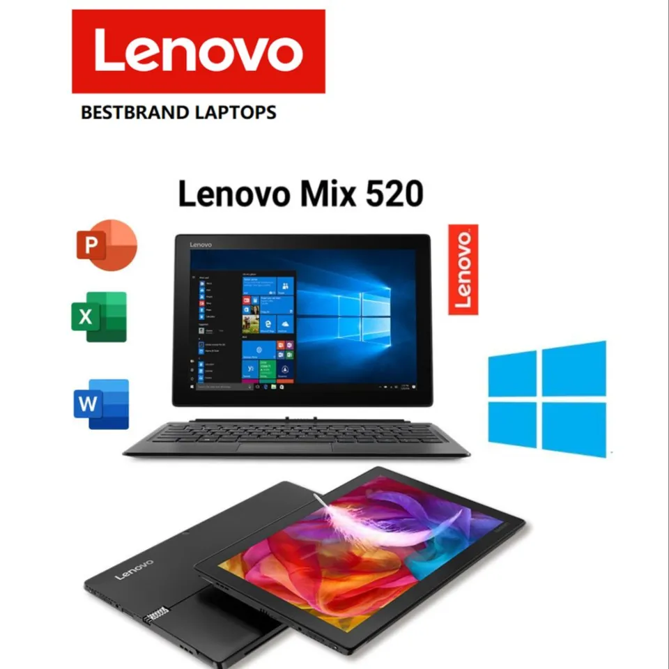LAPTOP Lenovo Tablet MIIX 520 I5 GEN 8 8GB RAM 256GB SSD NVME
