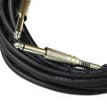 Carlsbro BC328 Instrument Cable สายแจ็คกีตาร์ ยาว 3 เมตร / 6 เมตร หัวโลหะ + แถมที่รัดสาย ** แบรนด์ดังจากอังกฤษ **. 