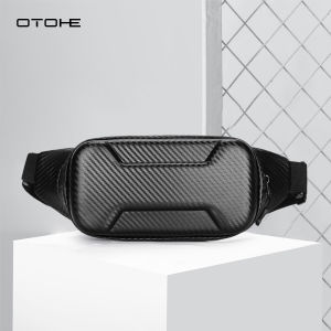 OTOHE  กระเป๋าหน้าอกกระเป๋าเอวข้ามร่างกายกระเป๋าอเนกประสงค์มัลติฟังก์ชั่นกระเป๋าเอวขนาดเล็กกระเป๋ากันน้ำเอวทนทานมีสายรัดปรับได้สำหรับการออกกำลังกาย