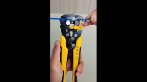 Kìm tuốt dây cắt dây điện bấm đầu cos đa năng 3 trong 1 dành cho thợ điện chuyên nghiệp công trình