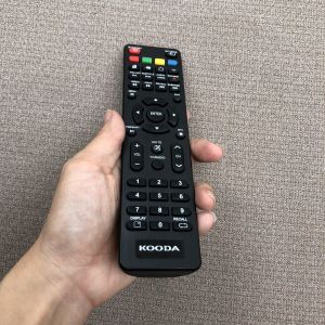 Điều khiển tivi Kooda loại mỏng ngắn có kết nối internet- Hàng chính hãng có bảo hành - tặng kèm pin