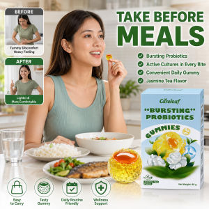 Bursting Probiotic Gummies Gut Health Supplement For Adults Soft Chewable Candie Promote Digestive Wellness