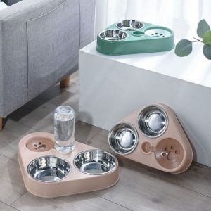 GGTU เป็นมิตรกับสิ่งแวดล้อม ไม่ลื่นไถล อุปกรณ์สัตว์เลี้ยง อุปกรณ์เสริมกรงสุนัข เครื่องป้อน ตู้กดน้ำ ชามแมว เครื่องให้อาหารสุนัขสัตว์เลี้ยง อุปกรณ์สำหรับสุนัข ชามสุนัข