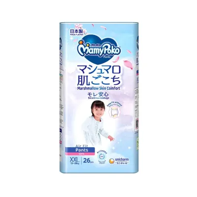 MAMYPOKO Baby Diapers Airfit Girl Pants XXL26