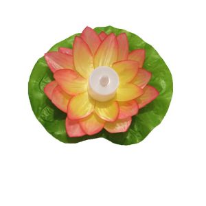 Baete LED Waterproof Floating Lotus Light 17cm Night Lights Wishing Lamp