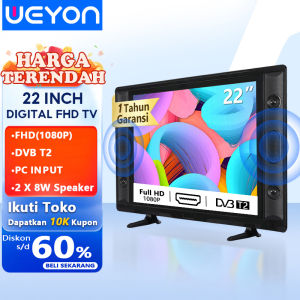 (Clearance Sale)WEYON Sakura Digital Analog TV LED 20 inch 22 inch TV Murah FHD Ready Digital Televisi Murah TV Digital Murah Promo