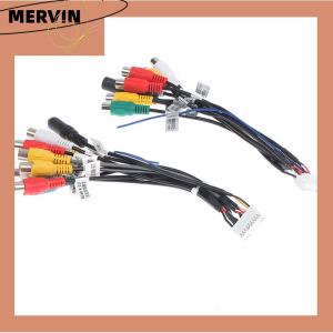 [MERVIN]💖[HOT SALE]🎈🎈 Android radio Car Accessories RCA Output Wire Aux-in microphone Adapter