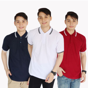 Noveli wear Polo Paket 3 pcs Kaos polo shirt polos kerah list lengan pendek | kaos kerah pria