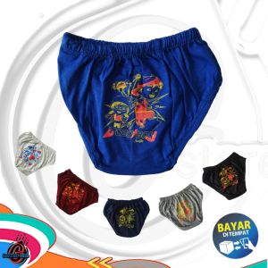 6 PCS SEMPAK ANAK LAKI-LAKI/CELANA DALAM ANAK COWOK/CD ANAK LAKI/CANCUT ANAK LANANG/PAKAN DALAM MERAH