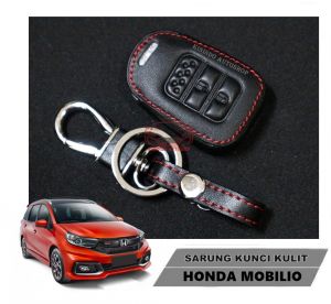 Leather Key Cover / Sarung Kunci Kulit Honda Mobilio Facelift