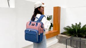 2025 รุ่นใหม่ 2025 กระเป๋าคุณแม่น้ำหนักเบากระเป๋ารอคลอดสไตล์ตะวันตกกระเป๋าแม่และเด็กอเนกประสงค์ความจุขนาดใหญ่กระเป๋าเป้สะพายหลังกระเป๋าเป้สะพายหลัง