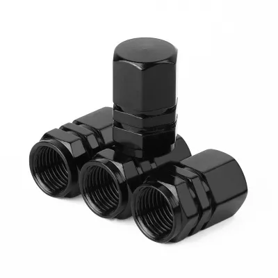 Isi 4 Pcs Tutup Pentil Ban Alumunium Mobil Motor Tire Alloy Valve Caps