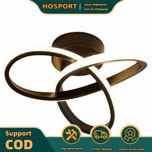 【HOSPORT】 Acrylic Trefoil Modern Ceiling Light Dimmable Corridor Light for Bedroom Kitchen