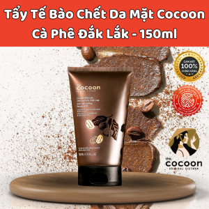 Tẩy Tế Bào Chết Da Mặt Cocoon Cà Phê Đắk Lắk 150mlgiúp lấy đi các lớp da chết trên da mà không gây tổn thương đau rát