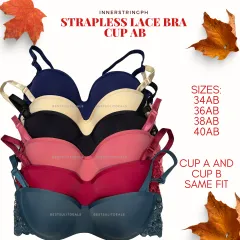 InnerStringPH Quality Bra PLUS SIZE NON WIRE BRA Big Cup Bra 38B