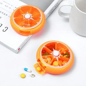 [HCM] Hộp Đựng Thuốc Khay Chia Thuốc 4/7 Ngăn Trong SuốtDụng Cụ Cắt Thuốc Viên Nén Chính Xác Kiêm -Cozy520