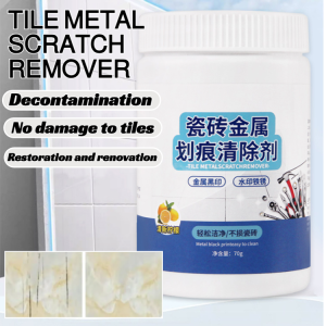 น้ำยาทำความสะอาดรอยขีดข่วนโลหะบนกระเบื้อง ครีมซ่อมแซมพื้นผิวเซรามิก น้ำยาขัดกระเบื้องโมเสก น้ำยาทำความสะอาดรอยขีดข่วนโลหะบนกระเบื้อง