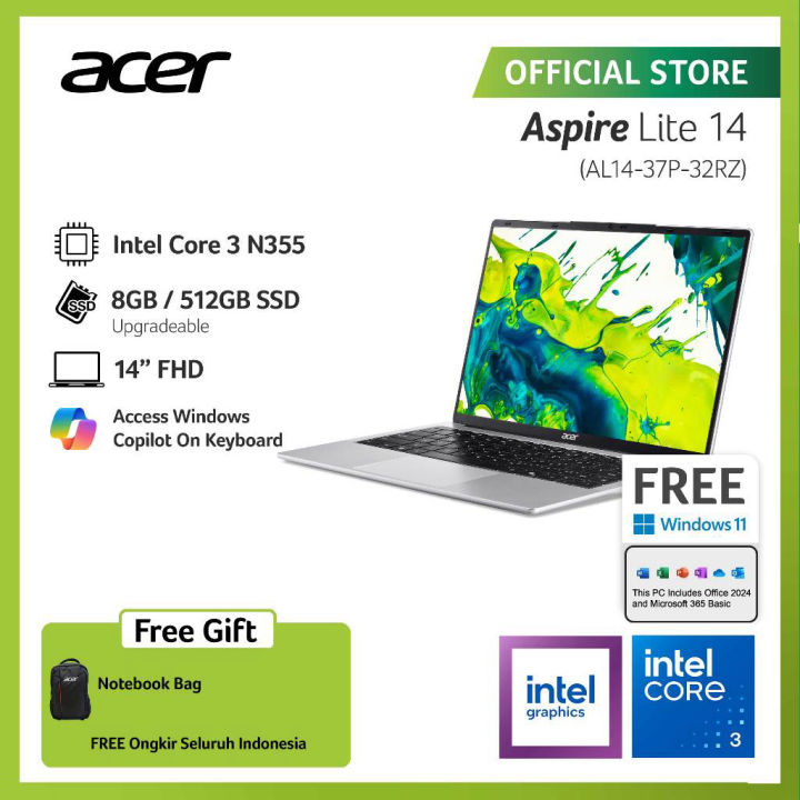 ACER LAPTOP ASPIRE LITE 14 AL14-37P-32RZ/AL14-37P-32AV/AL14-37P-36AW 14 ...