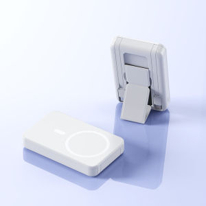 SG Ready Stock Magnetic Wireless Power bank 20000mAh fast charging Power Bank With Built-in Cable For iphone 16 Samsung Phone Holder