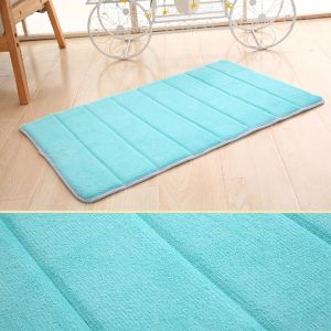 [ของมันต้องมีจ้าา] พรมนาโนสีพื้น (40x60cm) พรมเช็ดเท้าสีพื้น นุ่มสบายเท้า พรมห้องนอน พรมห้องน้ำ ตกแต่งบ้าน