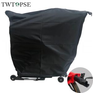 TWTOPSE Folding Bike Dust Cover For Brompton PIKES 3SIXTY Cycling Bicycle Body Protector Frame Hidden Gear Convenient With Bag