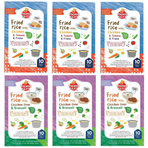 Picnicbaby สูตรสำหรับเด็ก 10เดือน บดหยาบ คละรสชาติได้ x 6 กล่อง