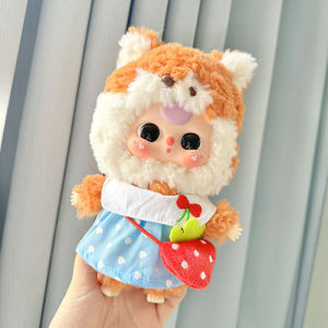 [Baby clothes only] 20cm baby three-year-old baby doll clothes three generations of big cute series plush doll clothes blue kindergarten clothes